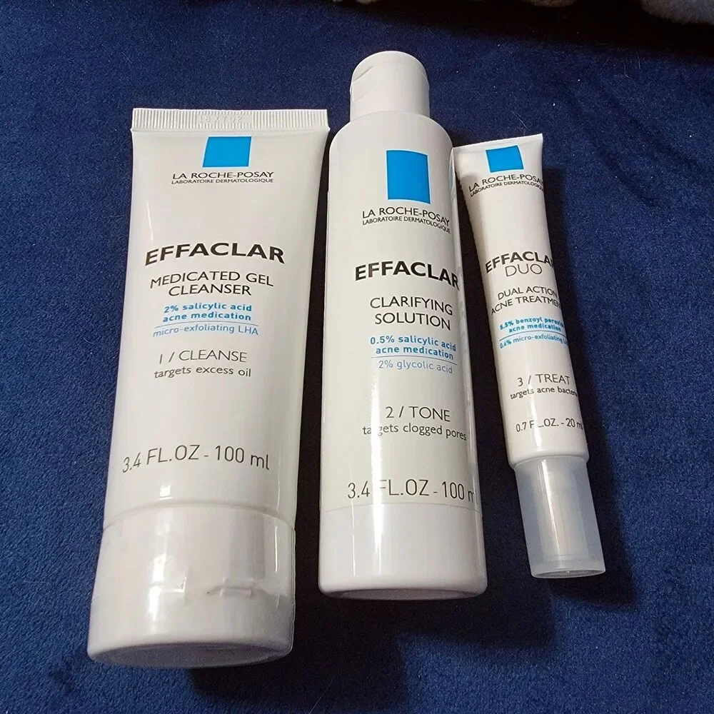 La Roche Posay Effaclar  Acne Blemish Treatment 3 Piece Bundle